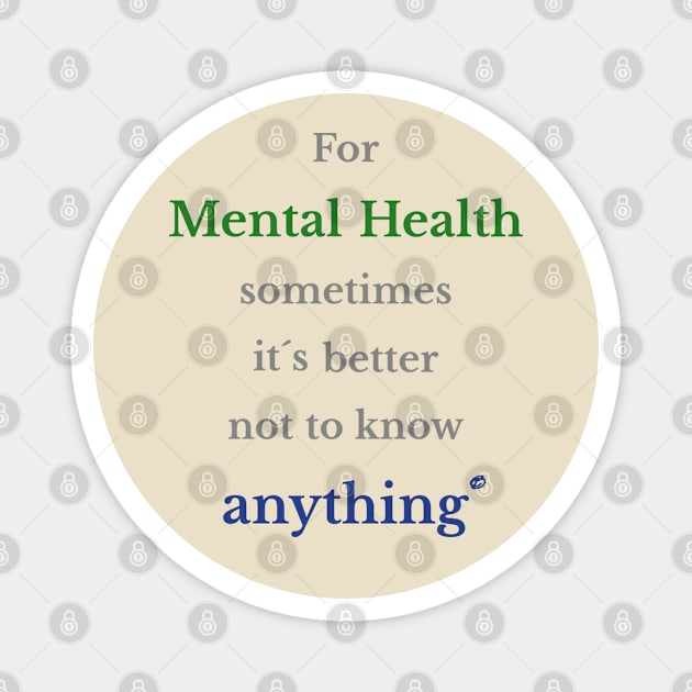 Conserve your mental health Magnet by Cavaleyn Designs